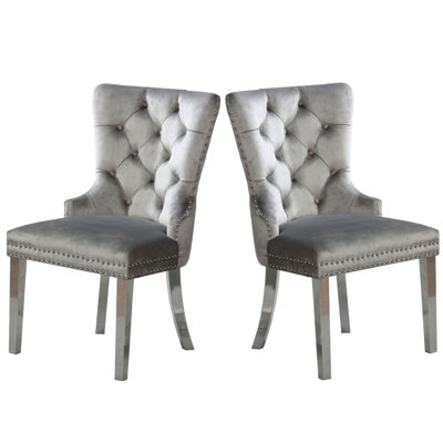 Hrissoula 19.5'' H Tufted Upholstered Side Chair