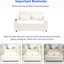 Lit beige pour petits appartements 61,4 "avec couchette arrière réglable et poche pratique