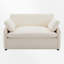 Fauteuil d'appoint surdimensionné, fauteuil rembourré à assise profonde moderne avec coussins amovibles-1011722630