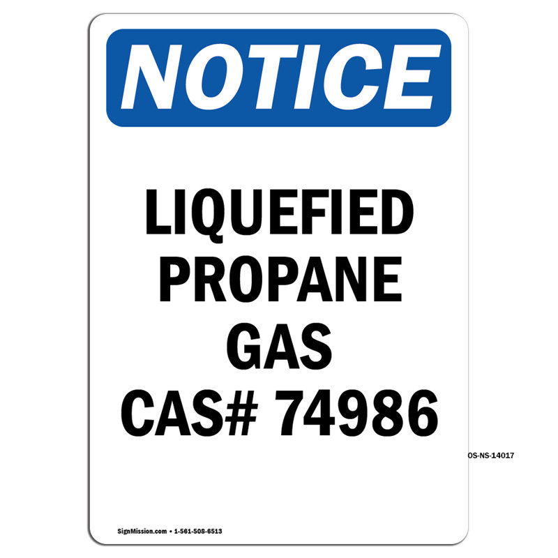 Enseigne de gaz propane liquéfié