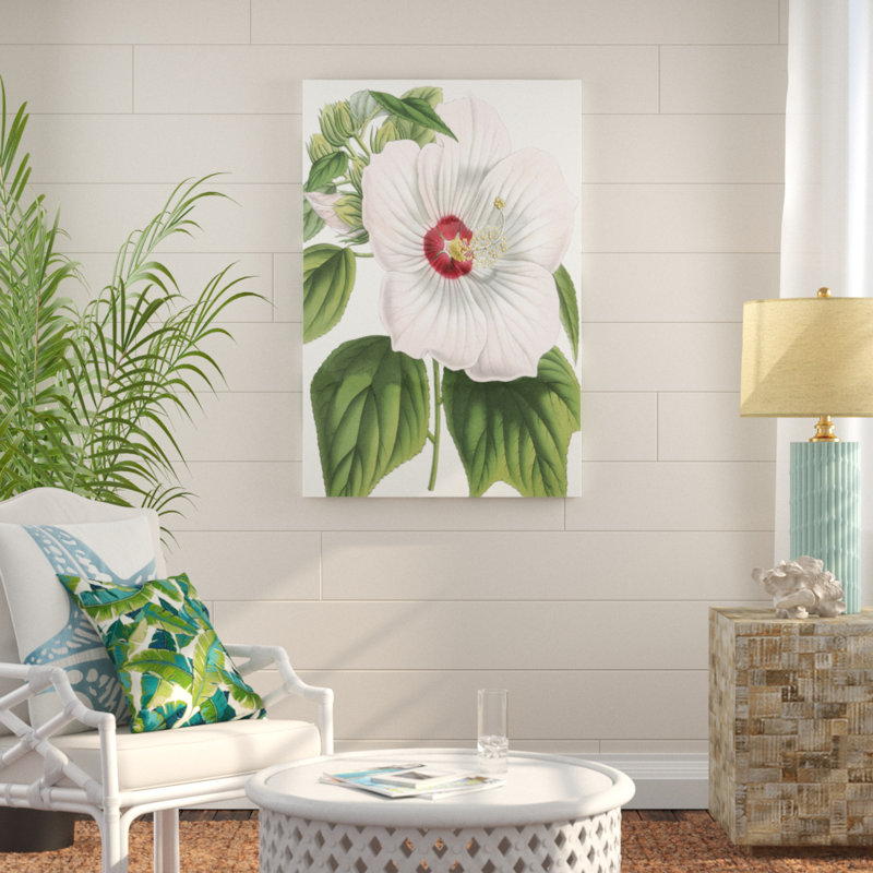 «Floral Beauty IV», peinture sur toile, H 48 po x l 32 po
