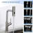 Kitchen Faucets with Pull Down Sprayer for 4 Function Waterfall Kitchen Sink Faucet Stainless Steel Kitchen Faucet-111152835