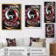 Sakura Yin et Yang Koi Pond I - reproduction d'art mural Kois Fish-678566376-678566165
