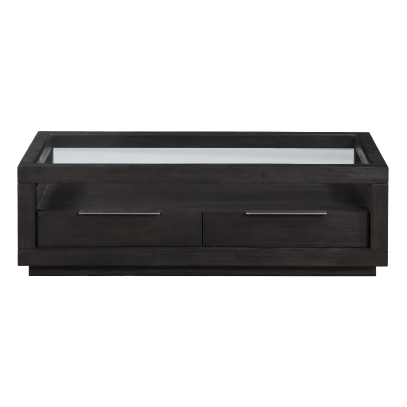 Floor Shelf Coffee Table with Storage