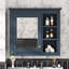 Armoire de rangement murale 30 po x 28 po, armoire de rangement murale pour salle de bain, armoire murale moderne avec miroir