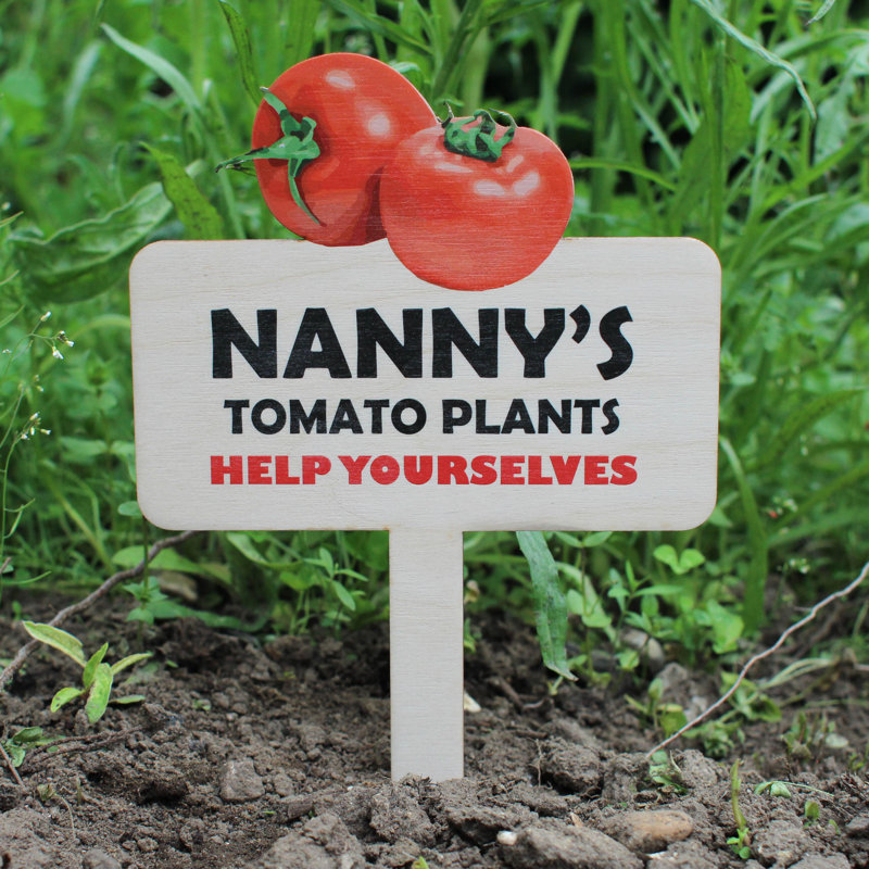 Jimeniz Personalized Garden Or Allotment Sign, Yes