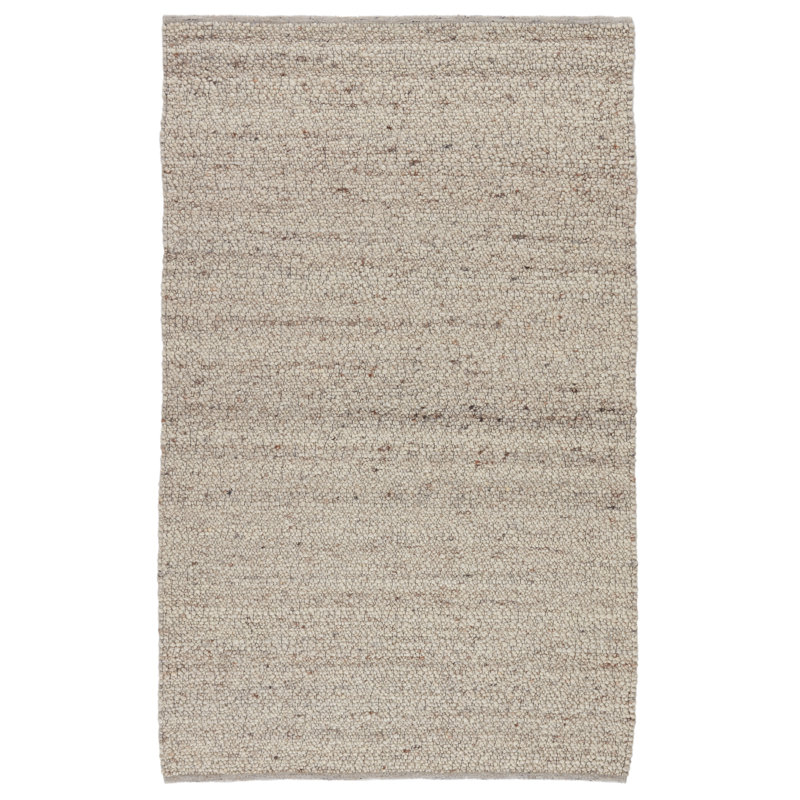 Jaipur Living Hadren QTM03 Handmade Solid taupe and Gray Area Rug, Rectangle 5' x 8'