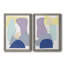 «Luminous Bay I», ensemble de 2 reproductions d'art sur toiles-364978427-364978428