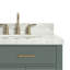 Meuble-lavabo simple en bois massif 36 po Tidworth avec plateau en marbre de Carrare 1,5 po-1546052622-1551085374-1546052621