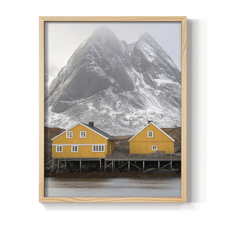 NAUTICAL Series CLX III, reproduction encadrée - bois massif, H 11 po x l 9 po