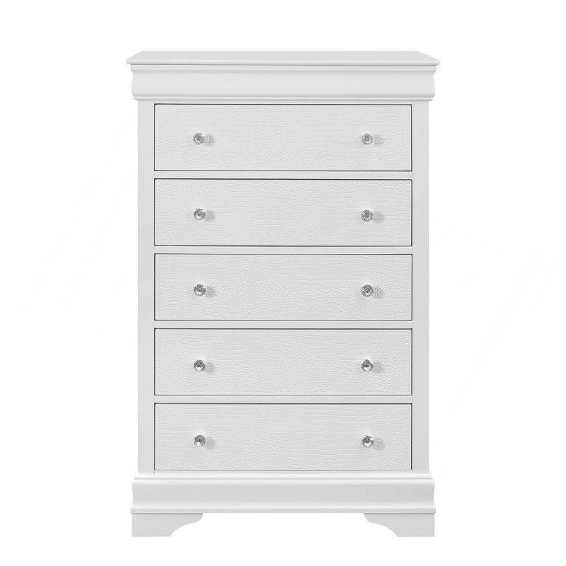 Commode en métal, Blanc