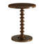 Table d'appoint ronde en bois noyer-1622649076