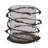 5.75'' H Iron And Glass Tabletop Pillar