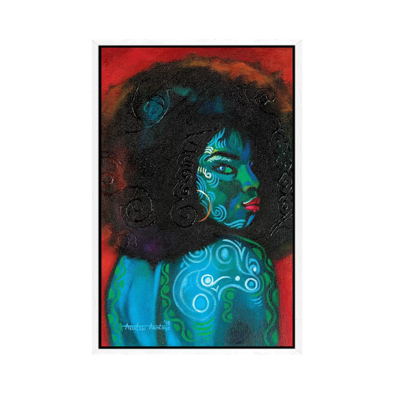 Black Beauty 1 Piece Painting on Canvas, 101.6cm H x 66.04cm W x 3.81cm D, White Framed