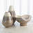 Cream Rises Dented Table Vase-65149737
