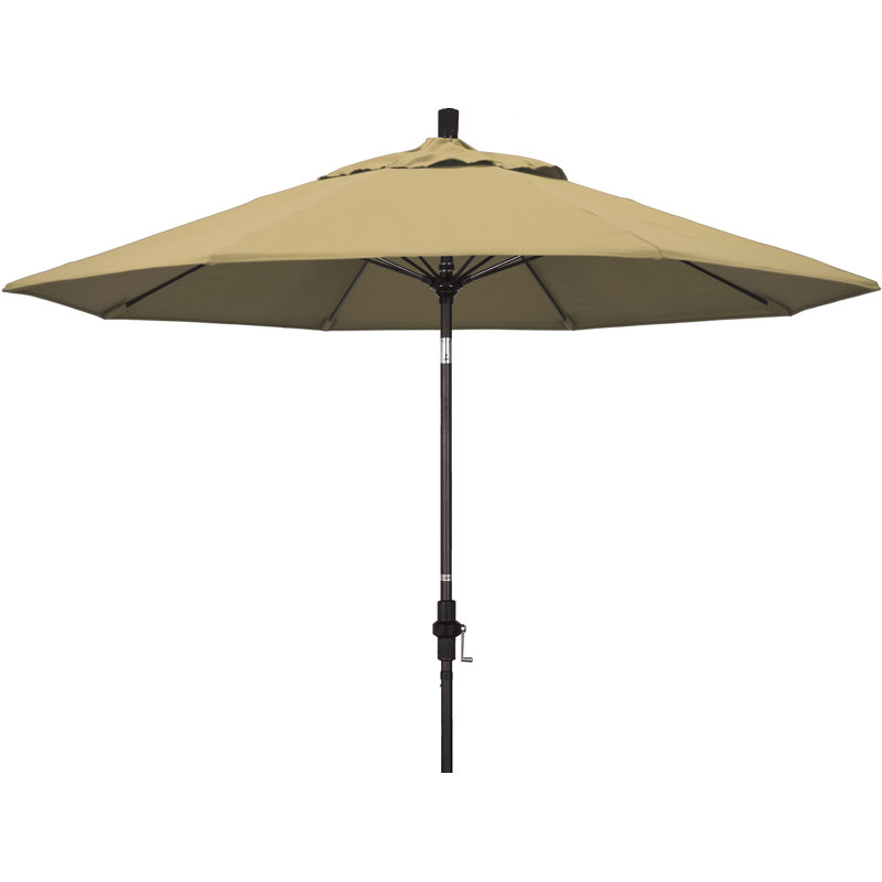 Parasol 9" Market, Performance champagne, Matted Black