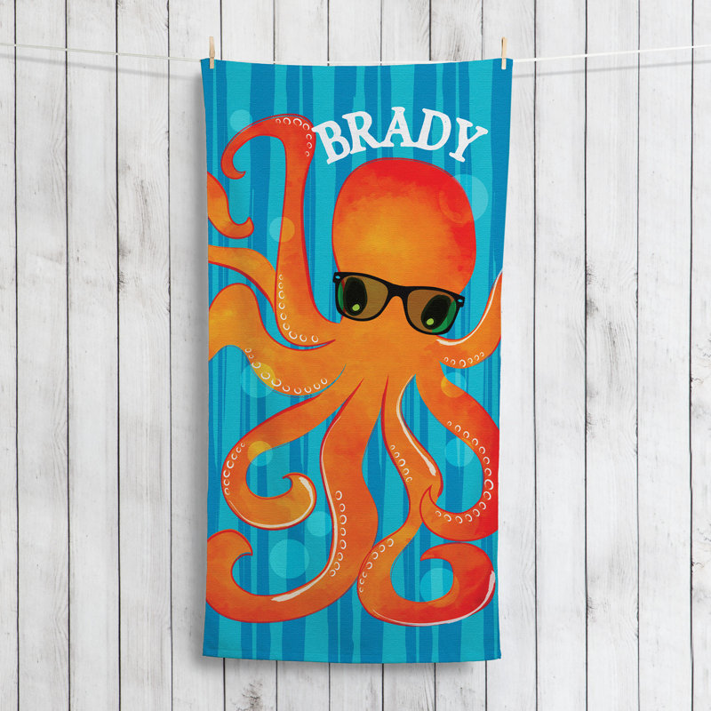 Serviette de plage octopus Shaurya