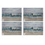 Hand -painted acrylic painting on Breaking Waves