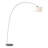 81'' Brushed Steel Arched Floor Lamp