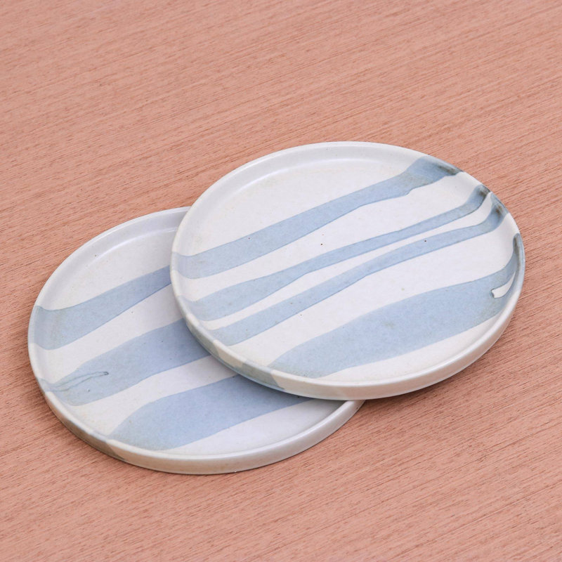 Roldao Wet Paint 8"  Dessert Plate