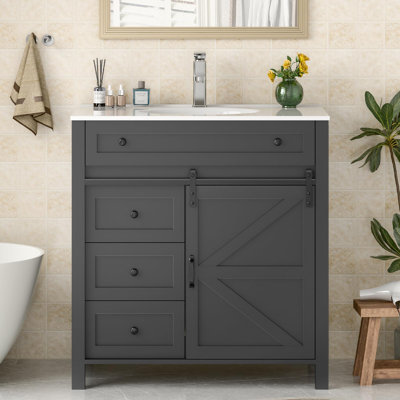Bathroom Vanity With Sink Faucet Combo