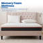 Mattresses  Memory Foam Mattress Bed Orthopaedic 3 Zone 16CM Depth-114883589