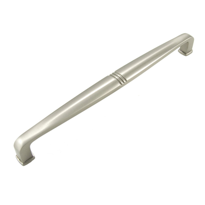 Poignée barre 8 po Alder, Nickel satiné