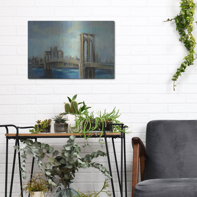 «Brooklyn Bridge» par Silvia Vassileva, H 12 po x l 16 po