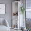 Armoire de coin Rialto, salon, blanc