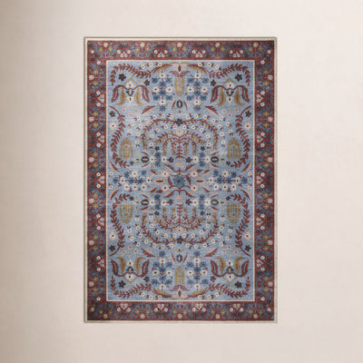 Canopy Red / Blue Area Rug