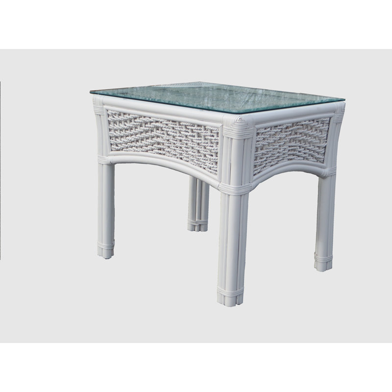 Regatta Glass Top End Table
