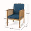Sikeston Acacia Outdoor Lounge Chair-1775233150-1793343890