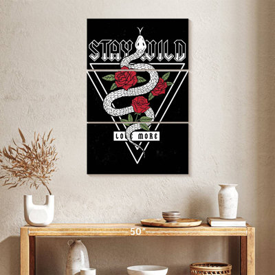 Tergel Stay Wild Poster Quote