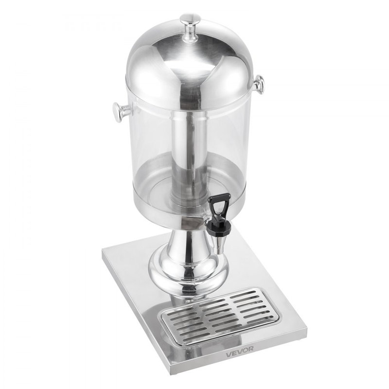 Drink Dispenser 2.1 Gal Beverage Dispenser for Parties with Spigot Tray