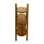 Bibliothèque échelle en bois massif H 51,18 "x l 43,31" Breaux-1493048866