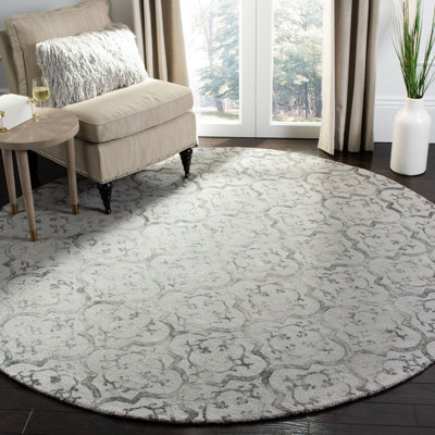 Oakton Hand Tufted Wool Floral Rug
