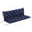 Dark Blue Swing Bench Cushions For Outdoor Living Space Furniture Cushion Bench, 3, Overstuffed And , Patio Chair, /Couch, & Ties Included