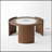 Round Dubay with Thick Curved Legs