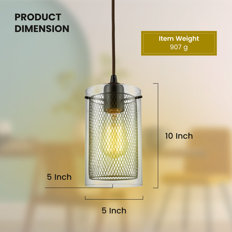 Luminaire suspendu en bronze huilé Latitude Run®
