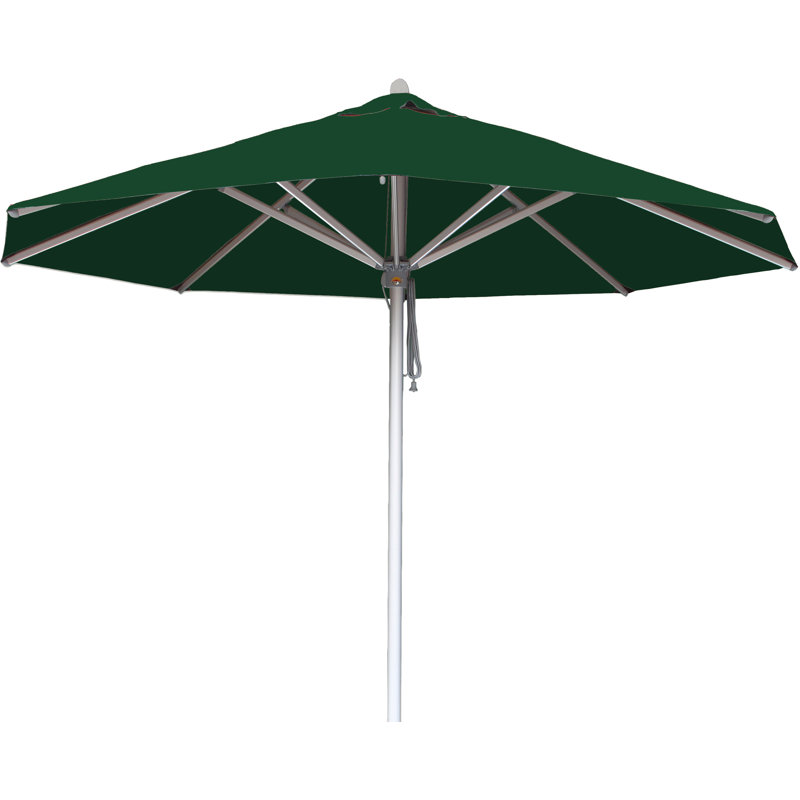 Parasol de marché 10 pi Ezell, Velours vert forêt