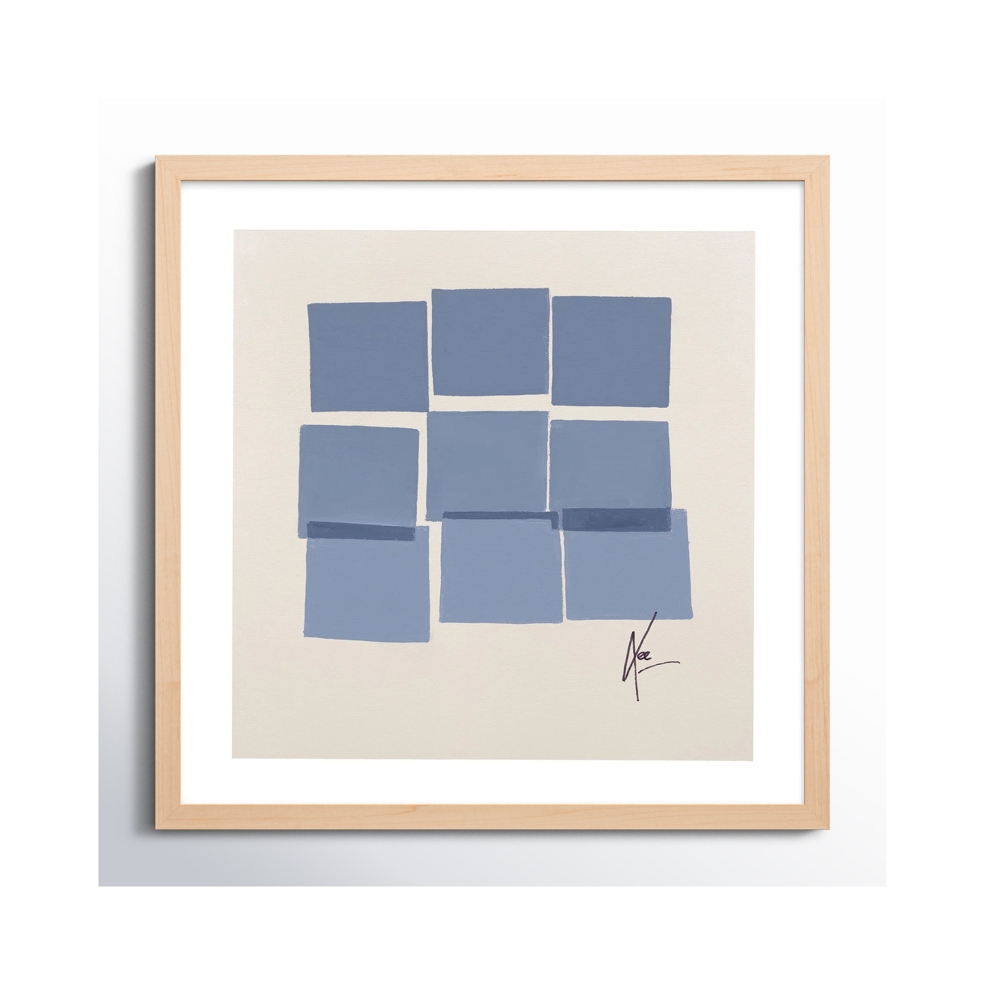 Reflection 1 by Lee Lessem, Brown, 30" H x 30" W x 1.25" D
