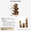 Burruss Solid Wood Tabletop Wine Bottle Rack Brown