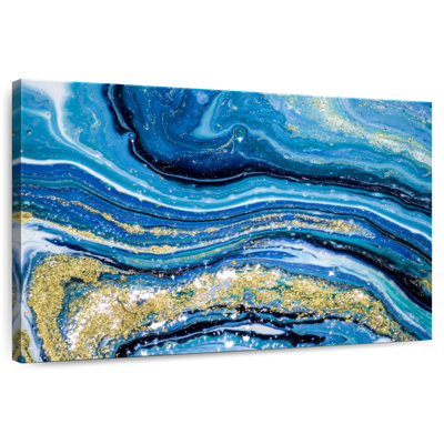 Acrylique océan abstrait Avery