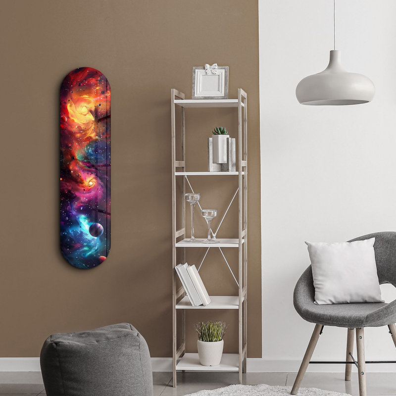 Peinture décorative en verre trempé
