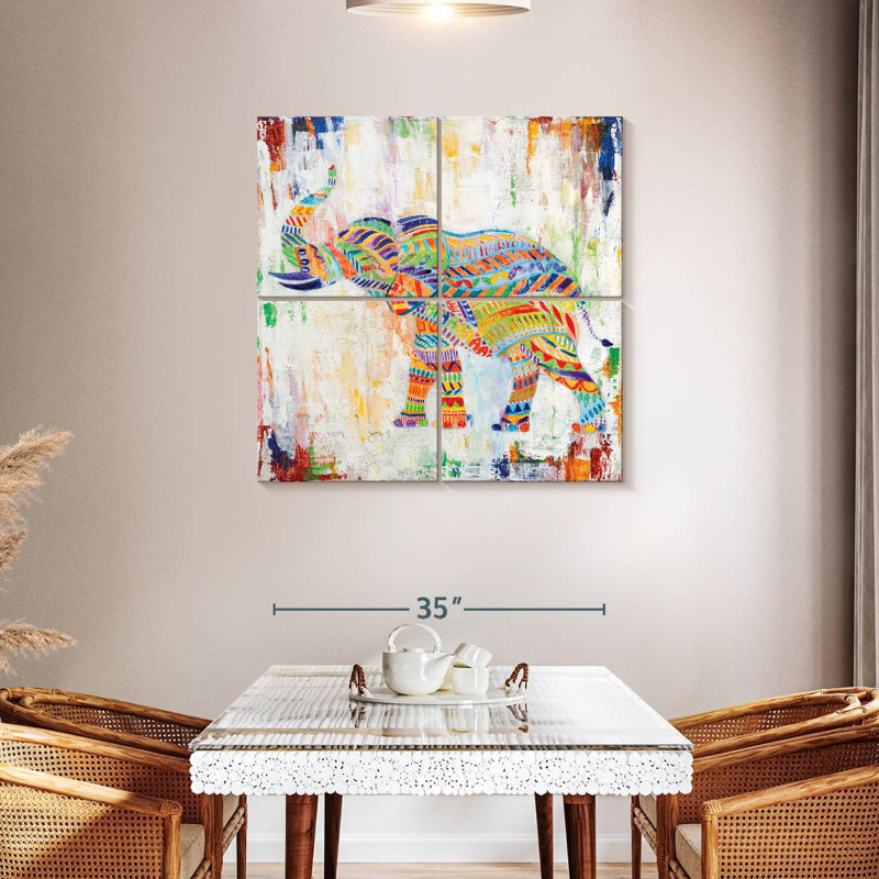 Brampt Magical Elephant, 38" H x 38" W