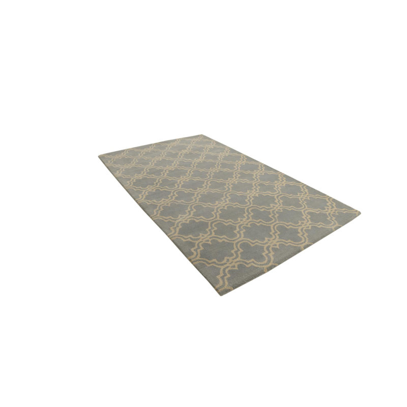 Tapis gris clair 5 x 8 Pharris