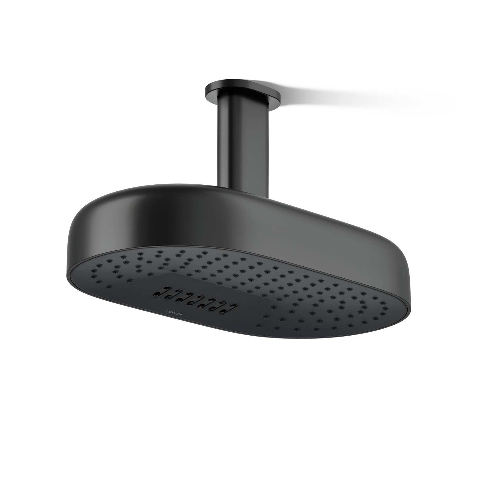 Statement 14" 1.75 GPM Oblong Rainhead, Matte Black