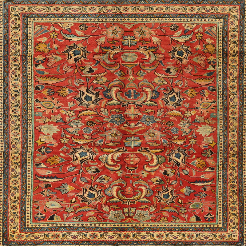 Despina Oriental Indoor Rug, Square 3'