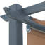 Pergola en aluminium avec auvent Aoodor-90610975-92371646