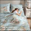 7 pièces, 7 pièces, imprimé floral, bleu doux-134087444-134087447
